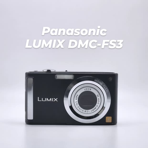 컨디션S급! 작례⭕️ 파나소닉 루믹스 DMC-FS3 블랙 디지털카메라