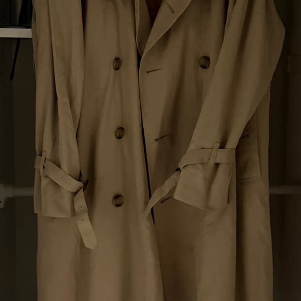 빈티지 버버리 트렌치 코트