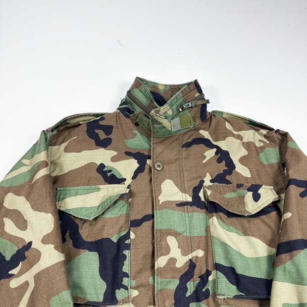 아메리칸 어패럴 밀리터리 카모 M65 필드자켓 (실측 M)