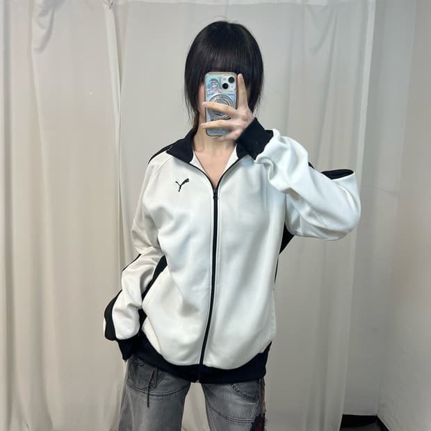 Puma black white jersey