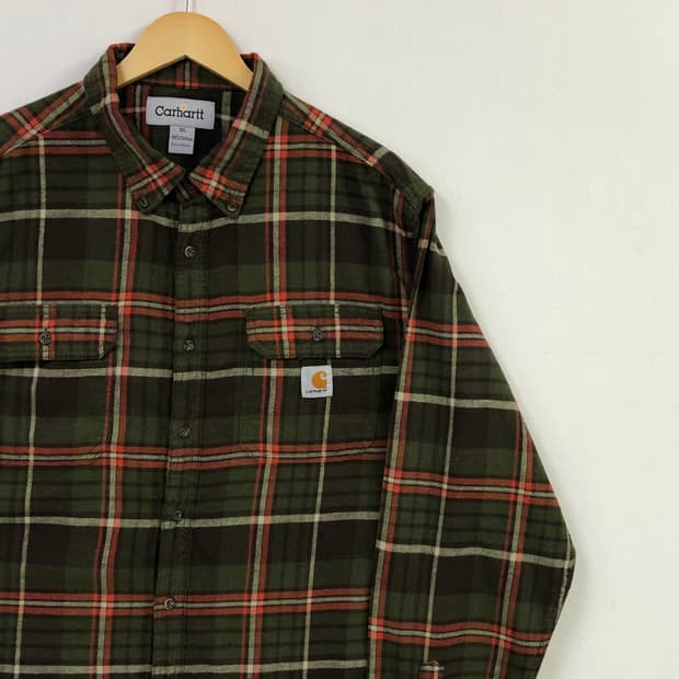 Xxl 칼하트 체크 워크 셔츠