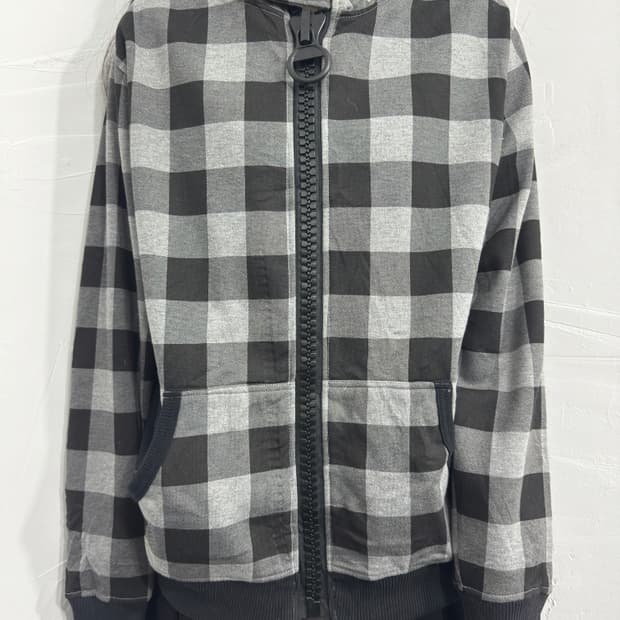 one after 99 check hood zipup