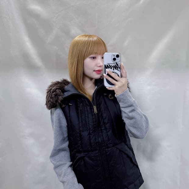 폴로 랄프로렌 양털후디 패딩조끼 