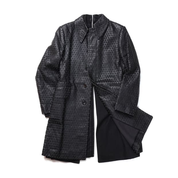 00AW Comme des Garcons Leather  Coat