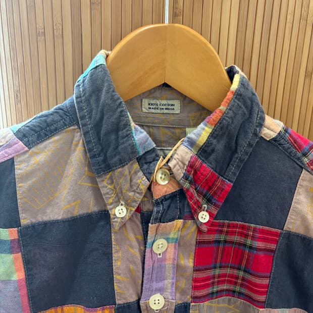 INDIA COTTON PATCH SHIRT