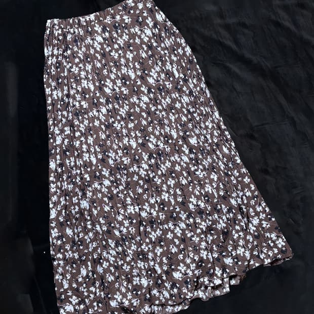 일본빈티지 LOWRYS FARM 플라워 롱스커트