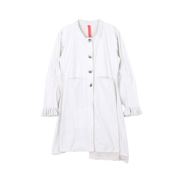 EWA I WALLA WAIST SWITCH CUT OFF COAT
