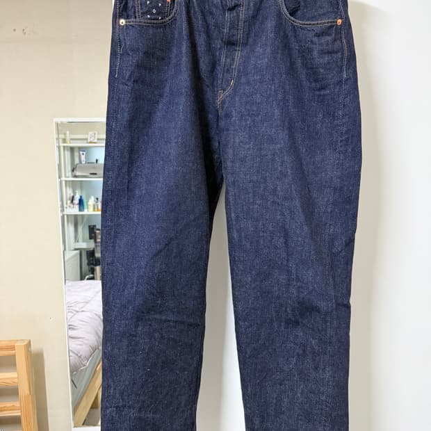 풀카운트 x 팝트레이딩 한정판 DRS 데님 L 사이즈