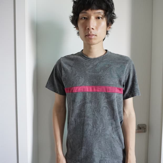 Comme des Garcons homme paisley t-shirt
