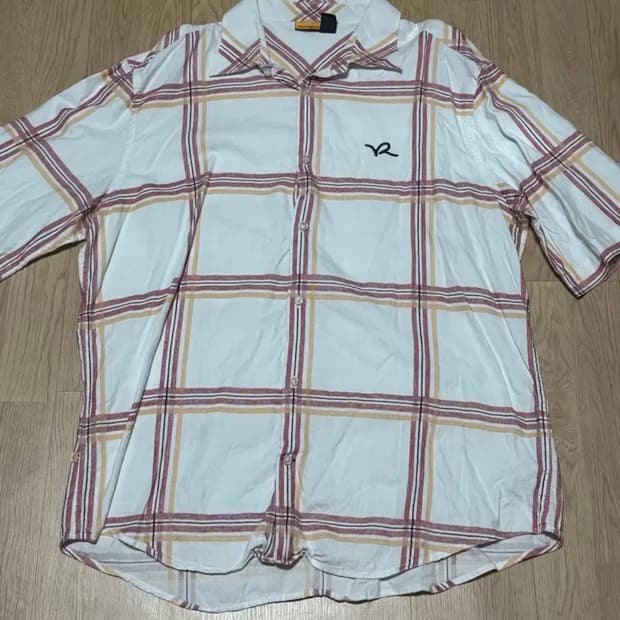 로카웨어 반팔 체크셔츠