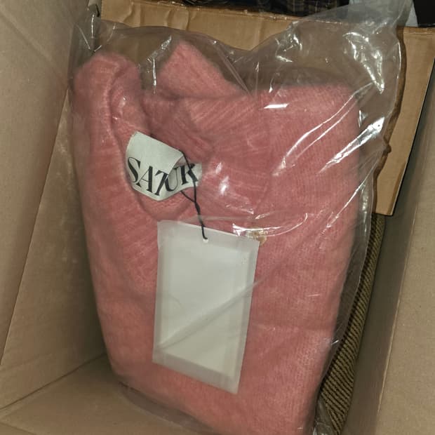 세터 모헤어 니트 L