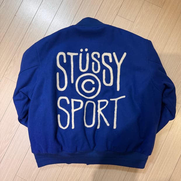 스투시스포츠 멜튼 바시티 자켓 