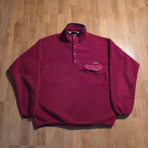 (L)파타고니아 96s 신칠라 자주색 플리스