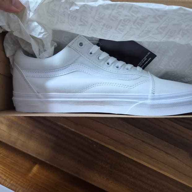 반스 올드스쿨 화이트