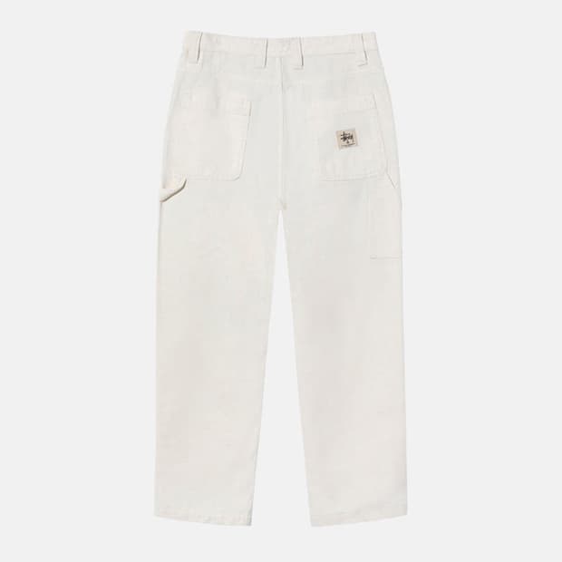 스투시 캔버스 워크 팬츠 본