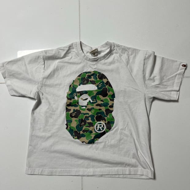 베이프 abc 카모 반팔티