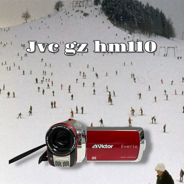 빈티지 색감 끝판/ Jvc gz hm110 빈티지 캠코더 레드