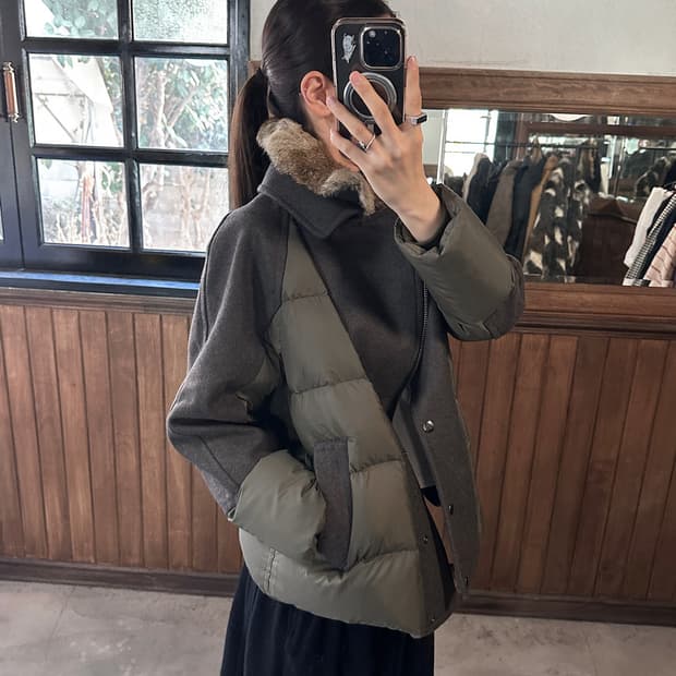 PLUMPYNUTS fur down jacket