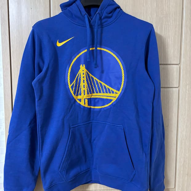 나이키 골든스테이트 워리어스 후드티 블루