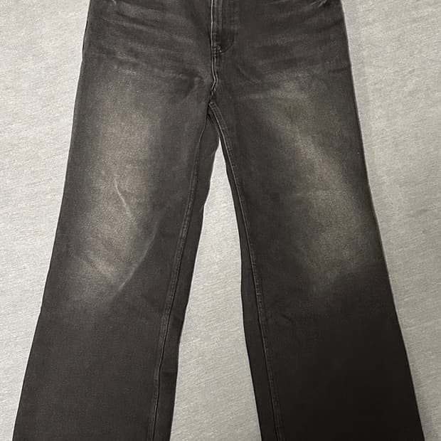 노이스 washed straight jeans black M 판매