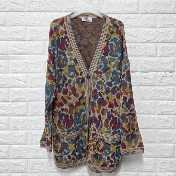 미쏘니 패턴 가디건 L fca