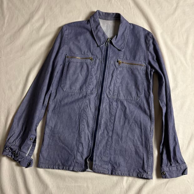 70s 프랑스 해병 데님 워크자켓 S