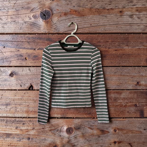 COOr 멀티 스트라이프 롱슬리브