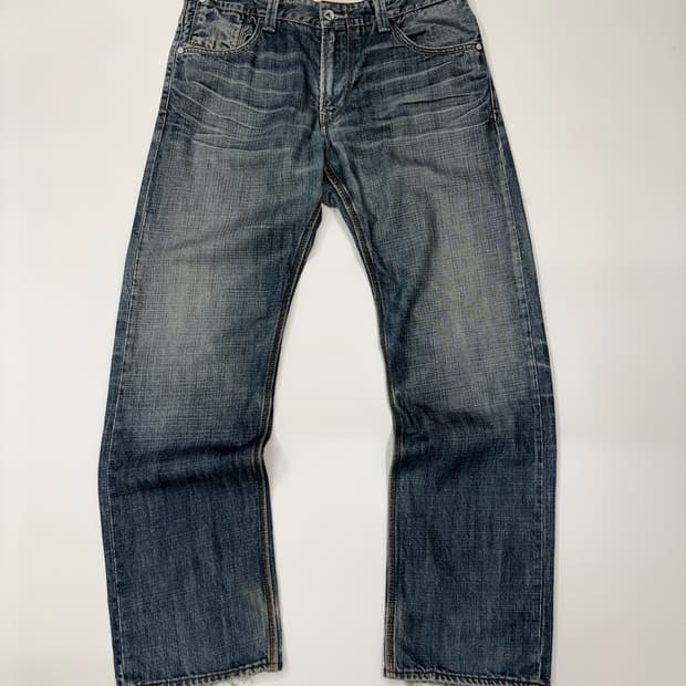 (36) LEVIS 리바이스 빈티지 웨스턴 부츠컷 워싱페이딩 데님 팬츠