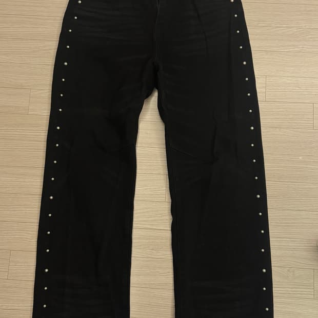 인세인개러지 스모크라이즈 콜라보 스터드 데님 32