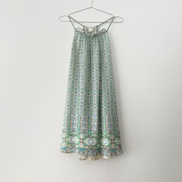 CLUB MONACO twist halter top & ops