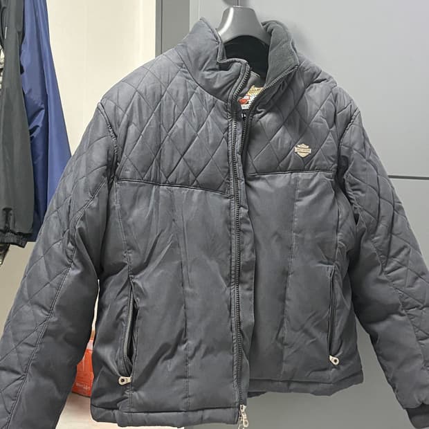 할리데이비슨 스웨이드 경량패딩 