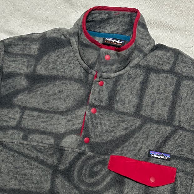 M 파타고니아 신칠라 그레이 아즈텍 플리스