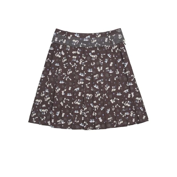 코이세이오 교환 TEJI PATTERN PLEATS SKIRT