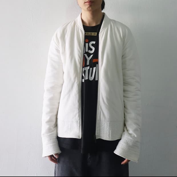 질샌더 라프시몬스 퀼티드 집업 자켓