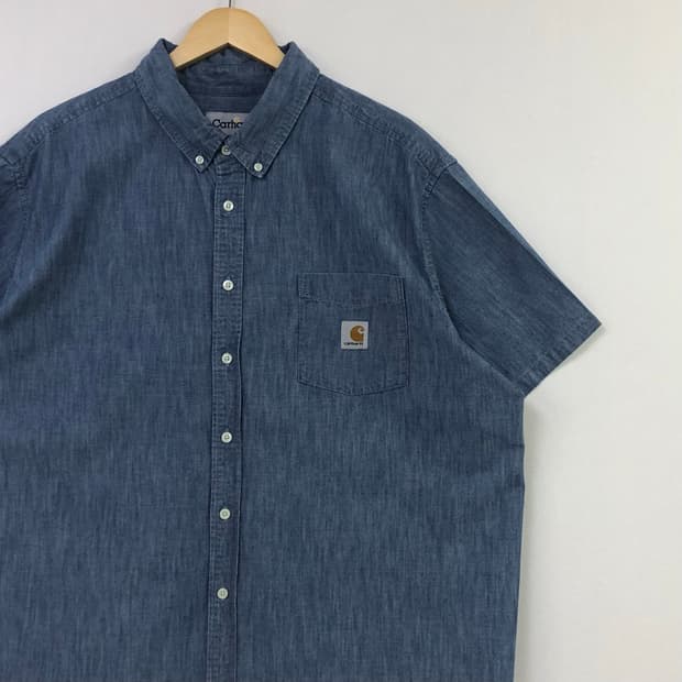 XL 칼하트 샴브레이 데님 셔츠