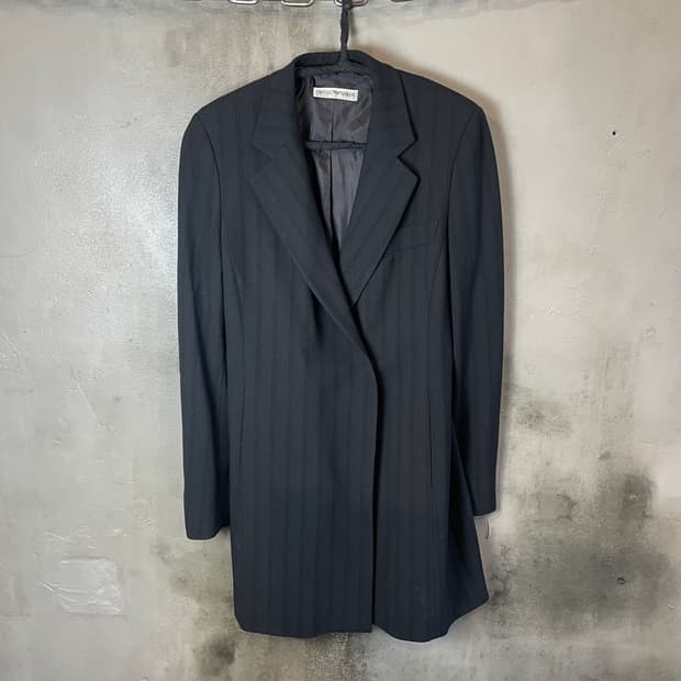 98AW 엠포리오 아르마니 스트라이프 코트