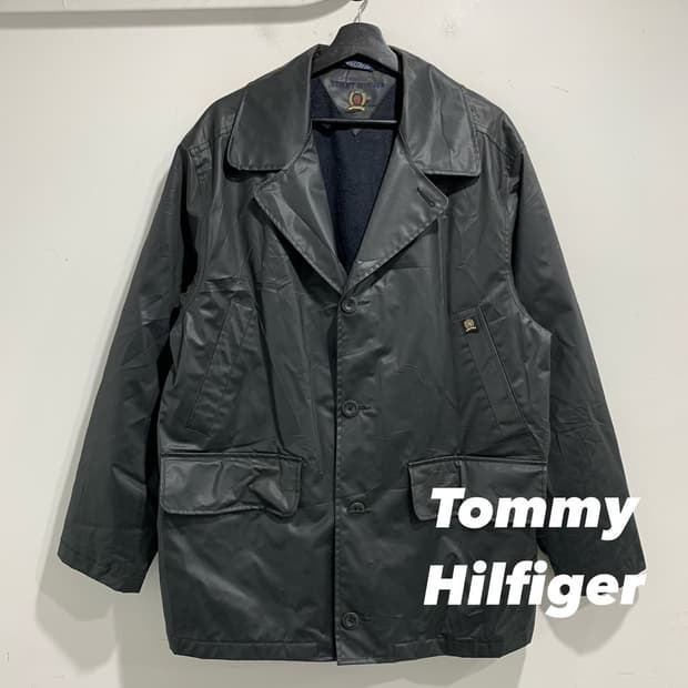 타미힐피거 가죽블레이져