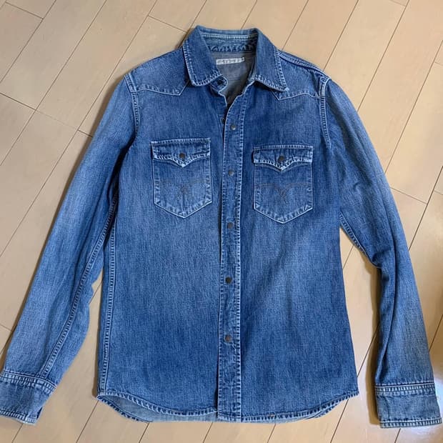 (40) 풀카운트 fullcount 데님 웨스턴 셔츠
