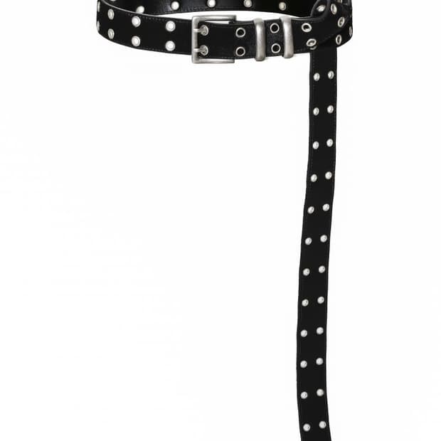 MJD X 카미엔 더블 홀 벨트 블랙