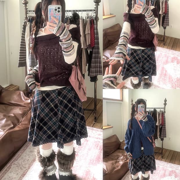 와이즈걸 빈티지 너드 코디 빈티지코디 모리걸 