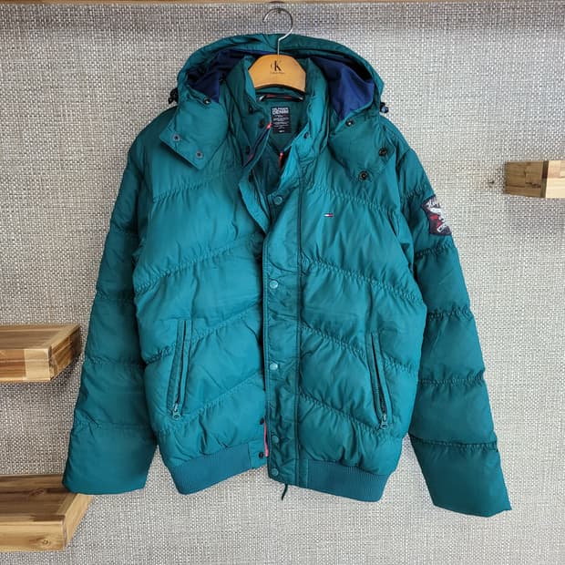 M 100사이즈 타미힐피거 오리털 숏패딩 점퍼