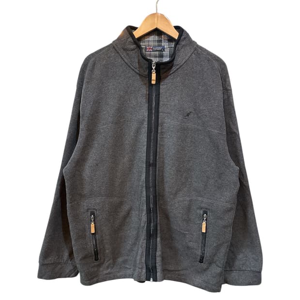 캉골 재팬 후리스 집업 자켓 그레놀라 코어 