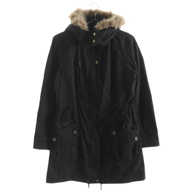 CLEF DE SOL 퍼 야상 자켓 퍼 후드 y2k 와투케 펑크 punk