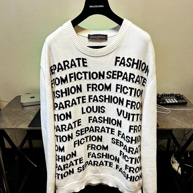 루이비통 레터스 니트 스웻