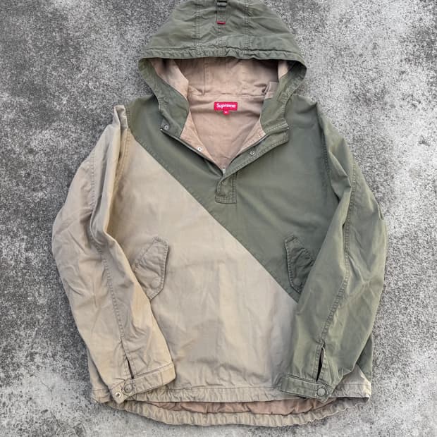 Fw11 슈프림 2-Tone 풀오버 파카