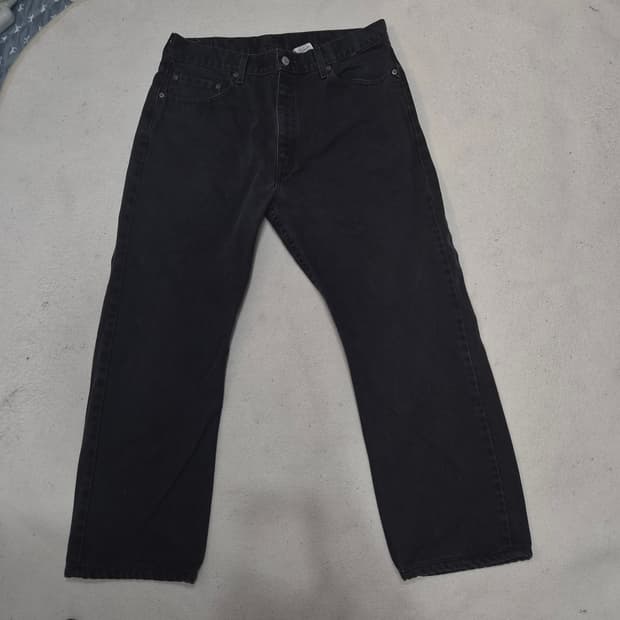 리바이스  505블랙진바지 36/31(상태좋음)
