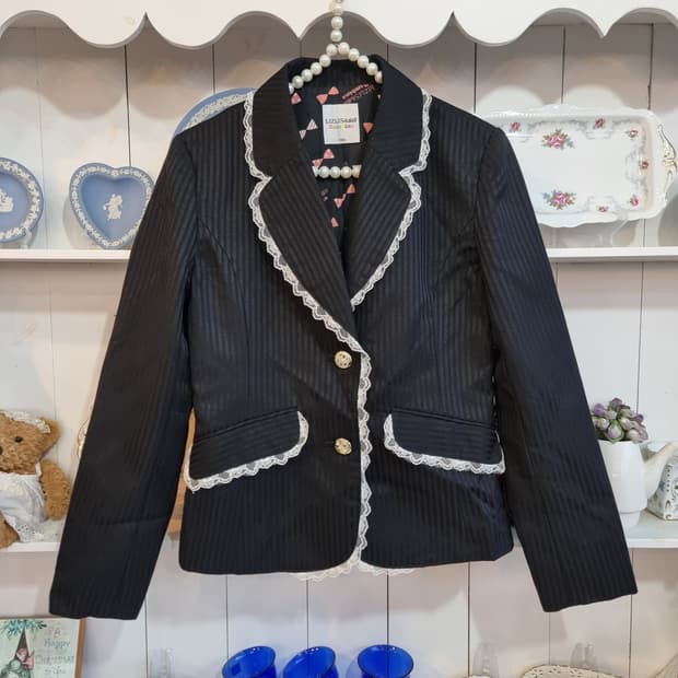 LIZLISAdoll 레이스 블랙 자켓