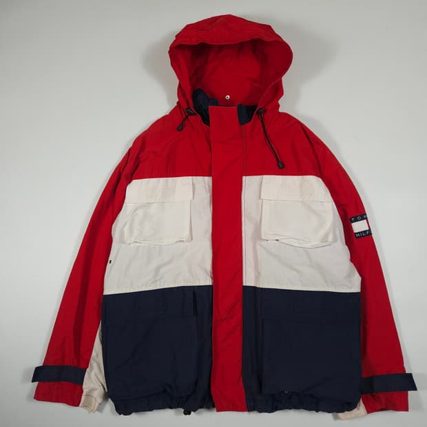 타미힐피거 올드스쿨 바람막이 