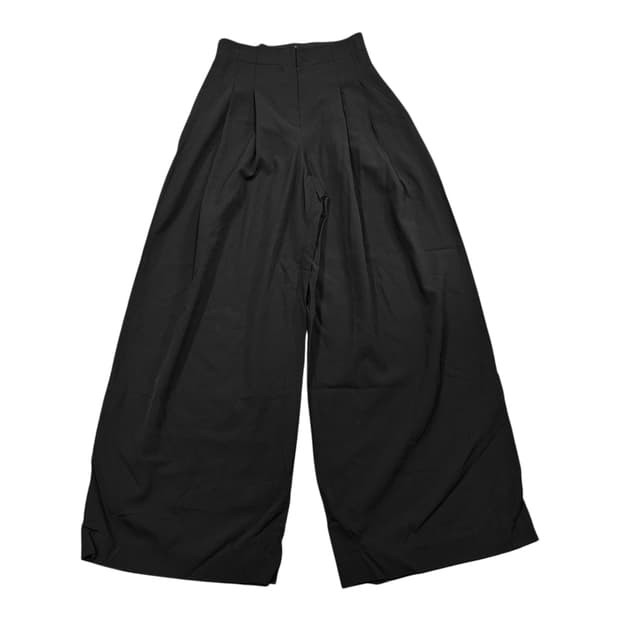 ✨ (바배) 타임 핀덕 뒷밴딩 와이드 슬랙스 팬츠 