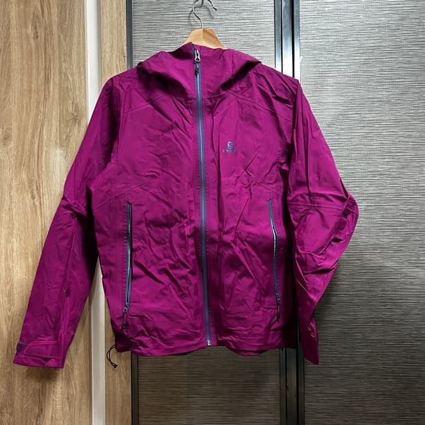 살로몬 퍼플 바람막이 L